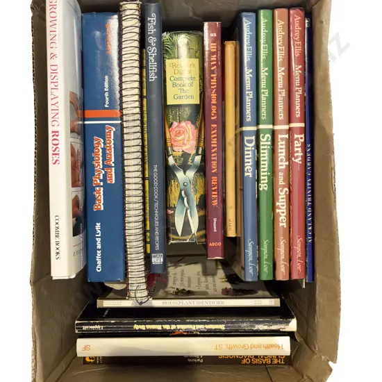 Boxed Qty of Assorted Cookery & Gardening Volumes