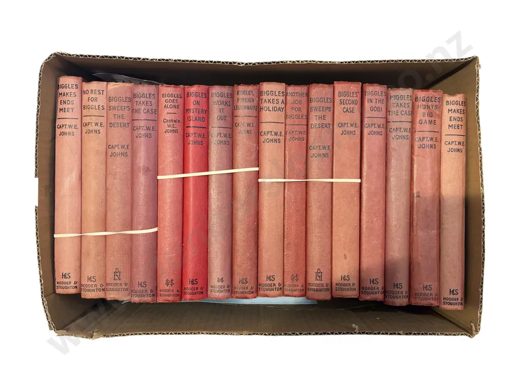 Box of Assorted Vintage Biggles Image 1++