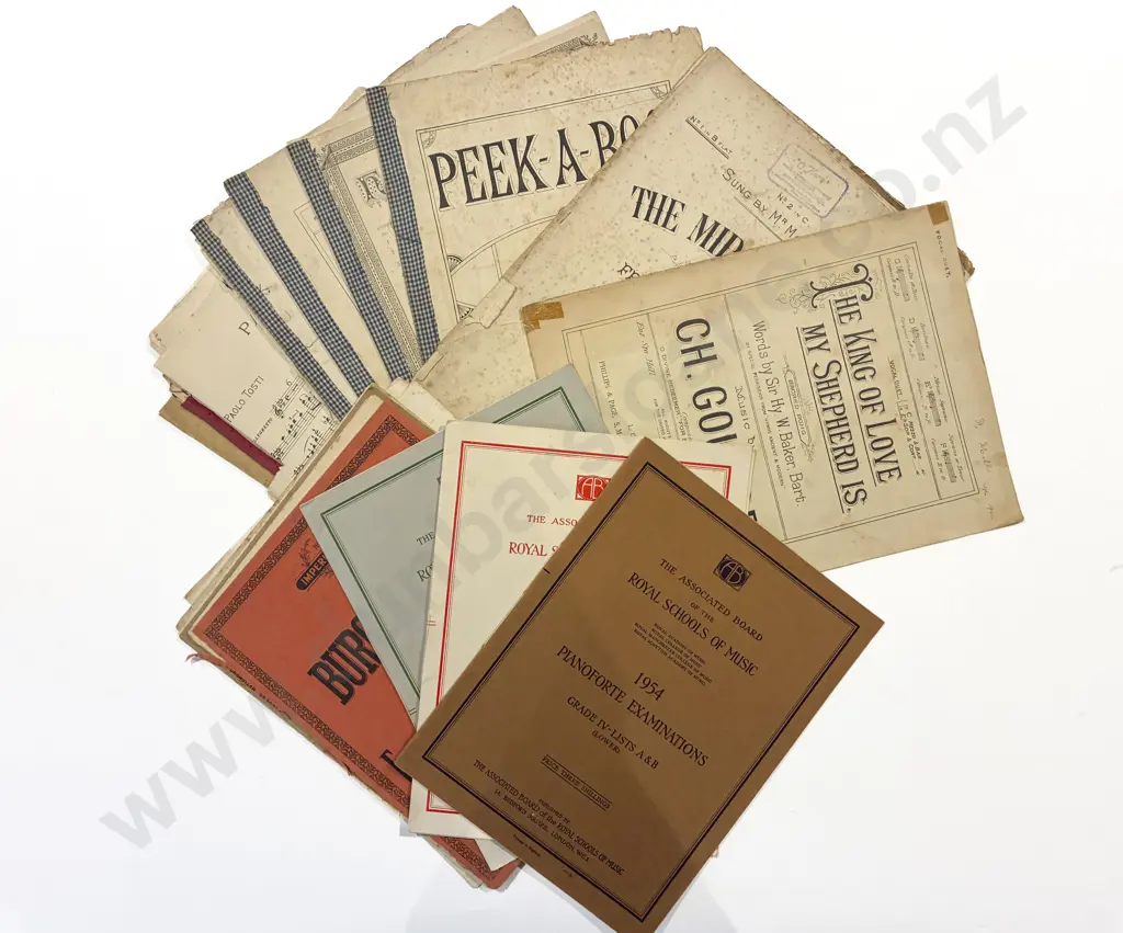Boxed Qty Early C20th Sheet Music Image 1++