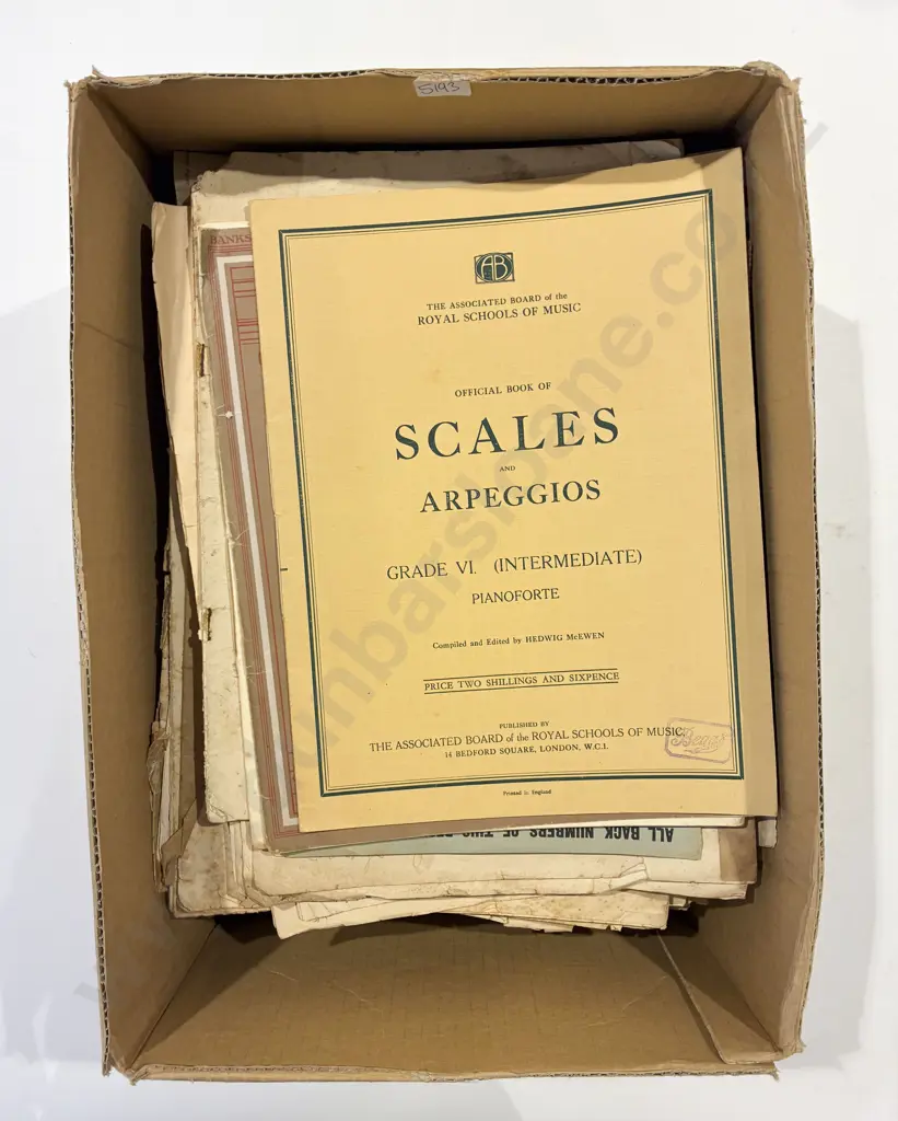 Boxed Qty Early C20th Sheet Music Image 1++