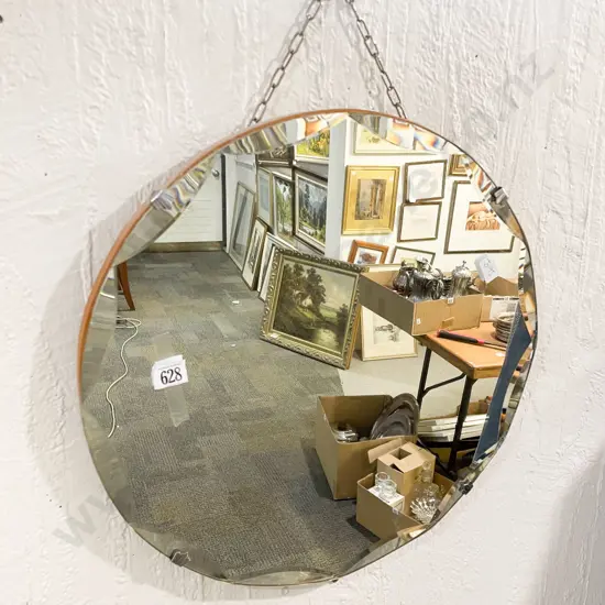 Circular Bevell Edged Wall Mirror