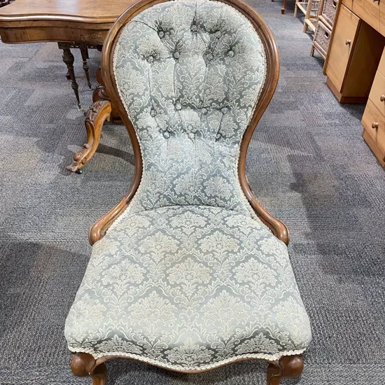 Victorian Walnut Grandmother Chair