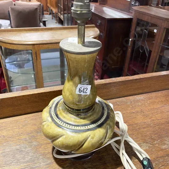 Pottery Table Lamp