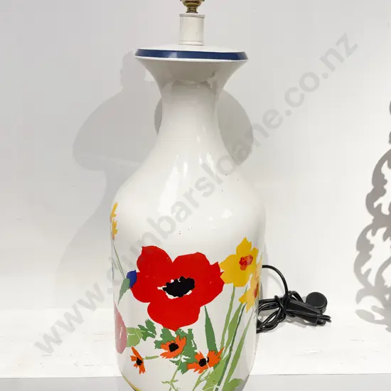 Modern Ceramic Floral Table Lamp