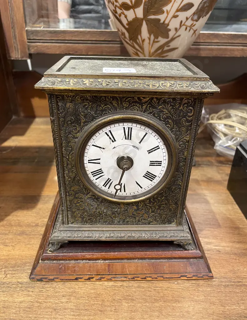 Brass Mantel Clock (Faults) Image 1++