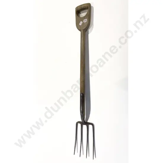 Vintage Elm Handled Garden Fork