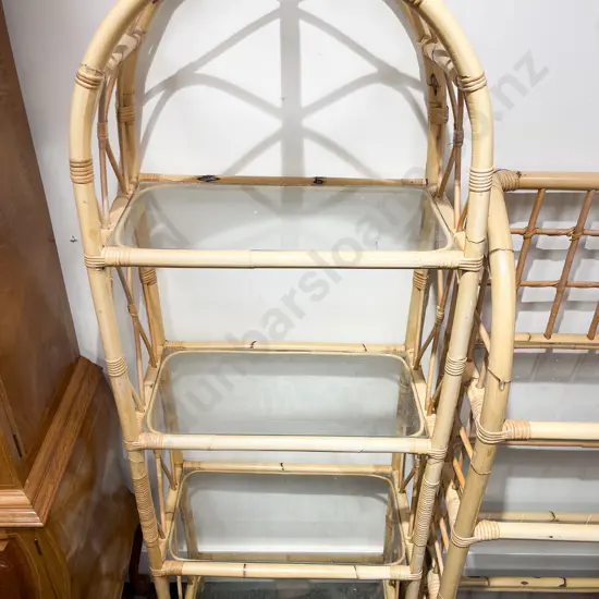 Arch Top Cane Open Shelving Unit