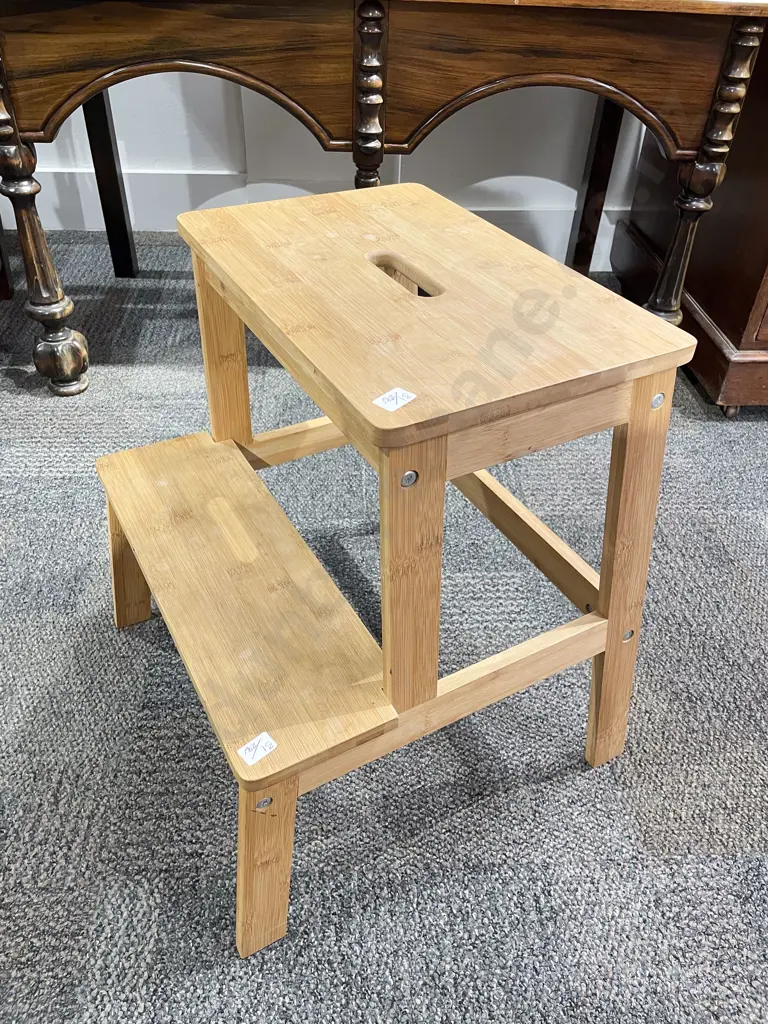 Wooden Step Stool Image 1++