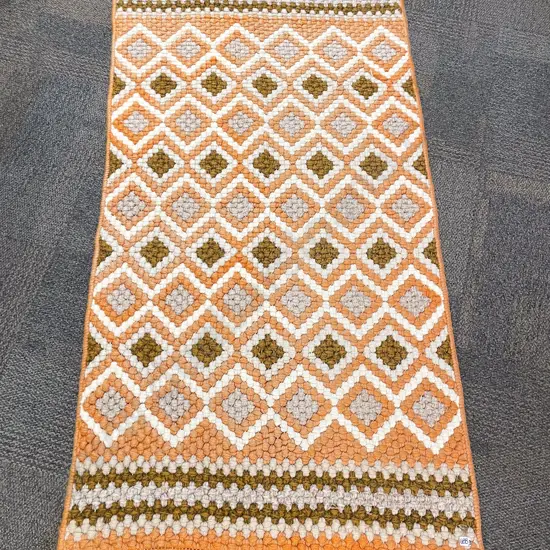 C1970's Hand Crafted Wool Floor Rug
