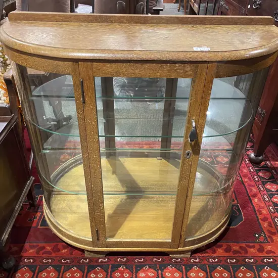 Oak Glazed Display Cabinet