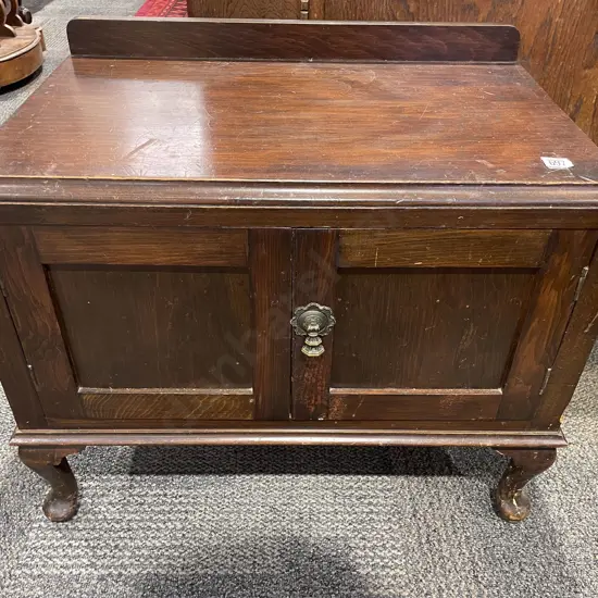 Mahogany Two Door Bedside Cabinet