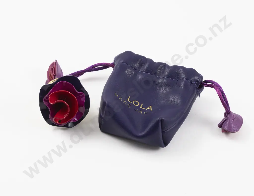 Marc Jacobs Lola Solid Perfume Floral Dress Ring Image 1++