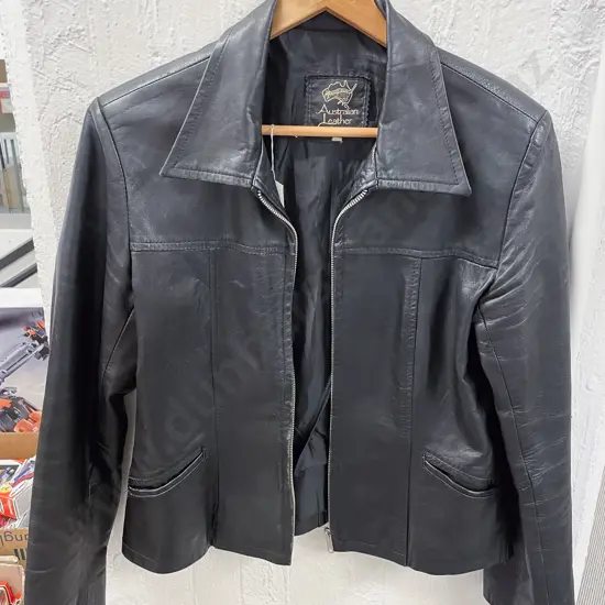 Australian Leather Company - Black Leather Jacket