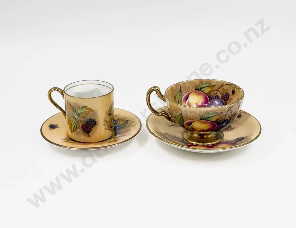 Ansley Coffee Can & Saucer together with Aynsley Cup & Saucer Image 1++
