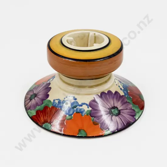 Bizarre by Clarice Cliff "Gay Day" Candleholder