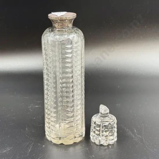 S/S Collared Tall Vanity Bottle