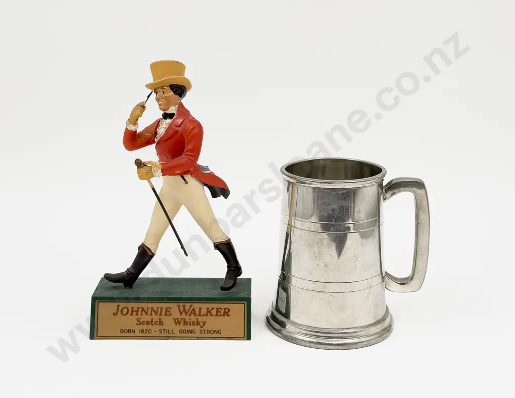Johnny Walker Advertising Figure together with Pewter Tankard Image 1++