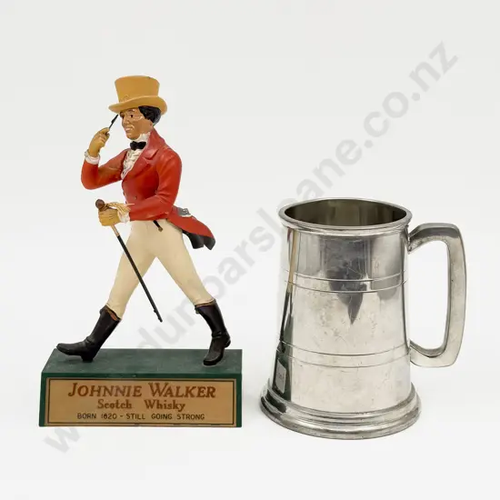 Johnny Walker Advertising Figure together with Pewter Tankard