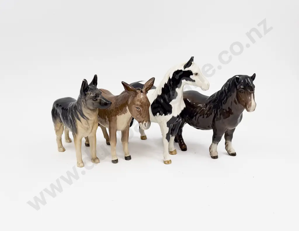 Beswick Mule & Three Others (Faults) Image 1++