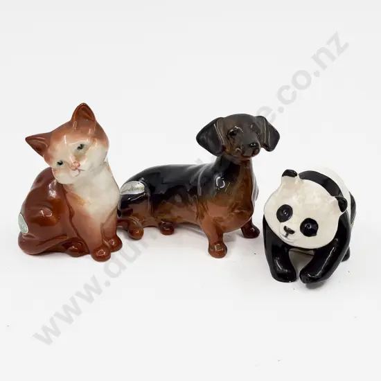 Three Beswick Animal Ornaments