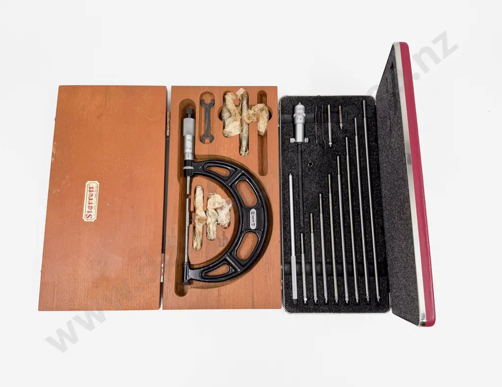 Boxed Starrett Micrometer Caliper & Other Image 1++