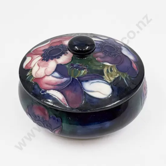Moorcroft Lidded Powder Bowl
