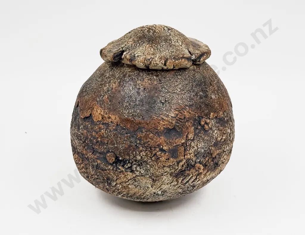 John Fuller Lidded Pottery Vase Image 1++