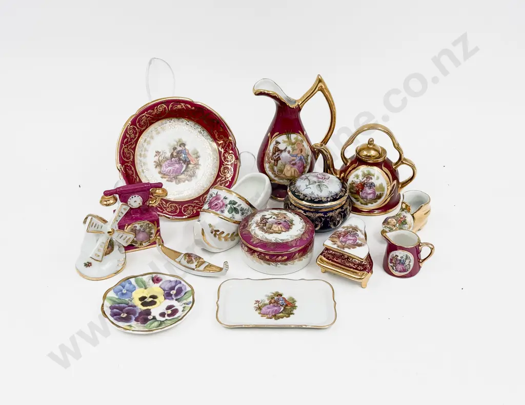 Small Box of Assorted Limoges Image 1++