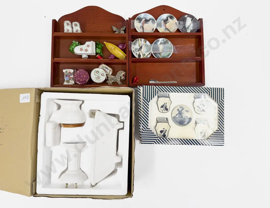 Qty of Assorted Miniatures & Doll House Furniture etc Image 1++