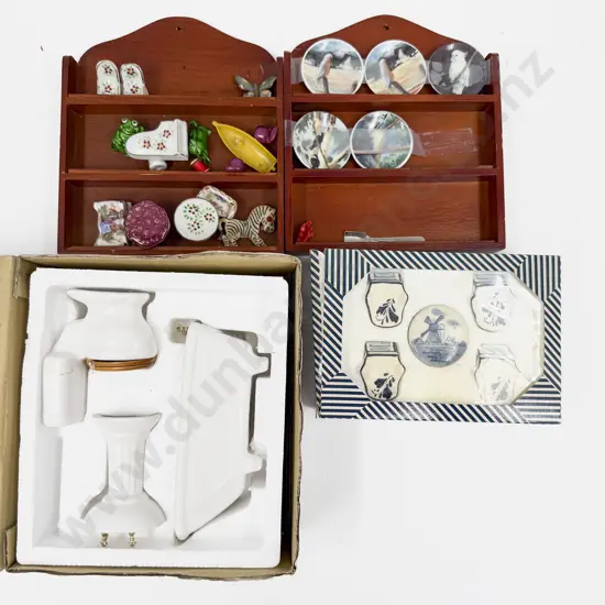 Qty of Assorted Miniatures & Doll House Furniture etc