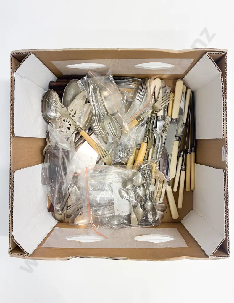 Box Qty of Assorted S/P Cutlery incl Bone Handled Image 1++