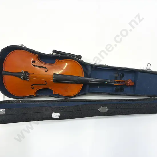 Cased Violin