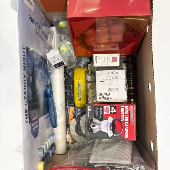 Box Qty of Assorted together with Small Crate