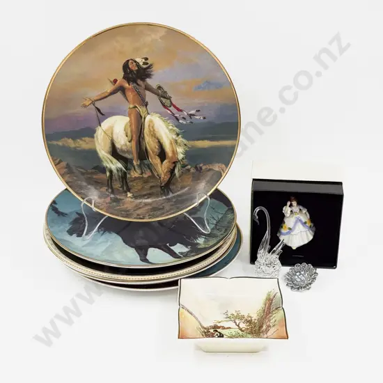 Qty of Assorted Fancy China Plates etc