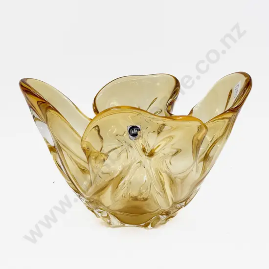 Hineri Art Glass Vase