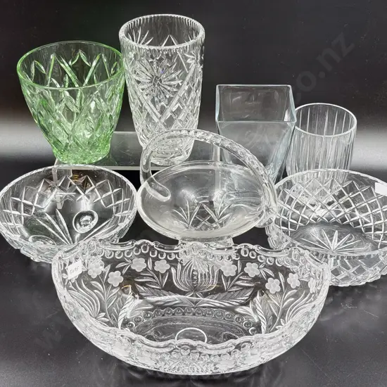 Qty of Assorted Glass Ware
