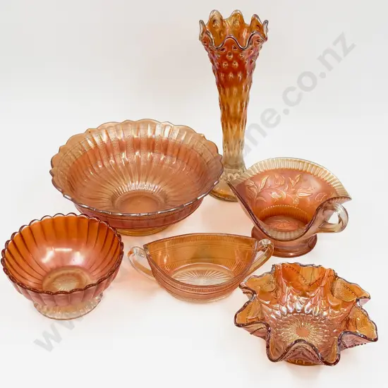 Qty of Assorted Carnival Glass
