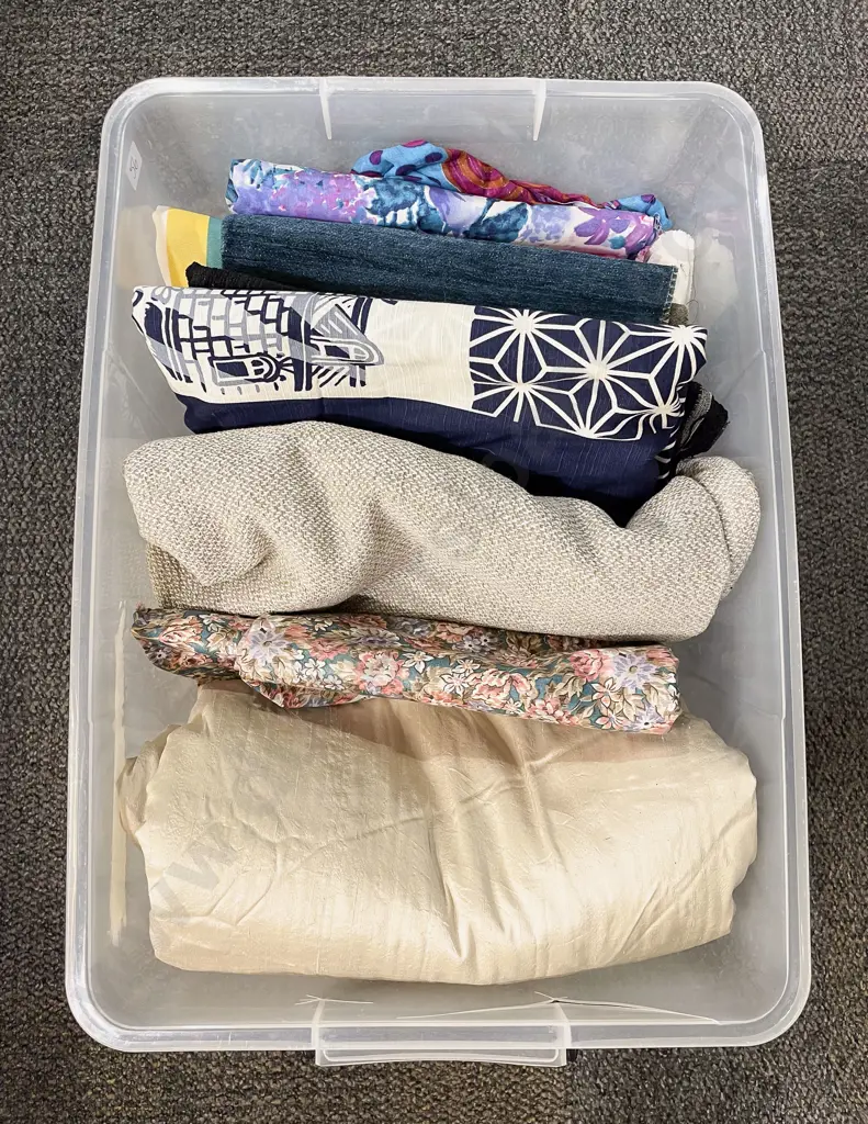 Qty of Assorted Upholstery Fabric Remnants Image 1++