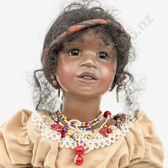 New Bisque Character Doll 53cm