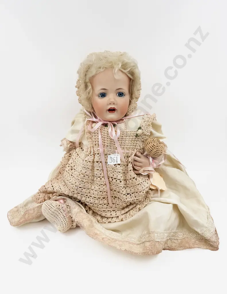 New Bisque Character Baby Doll 44cm Image 1++