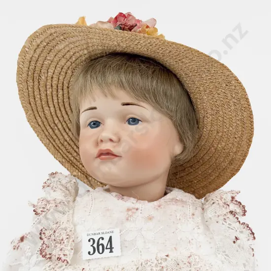 New Bisque K*R 114 Character Doll 56cm