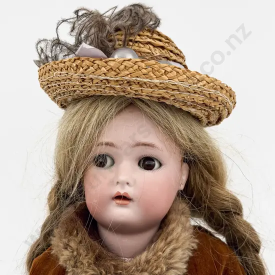 Antique Simon & Halbig Bisque Flirty Eye Doll 46cm