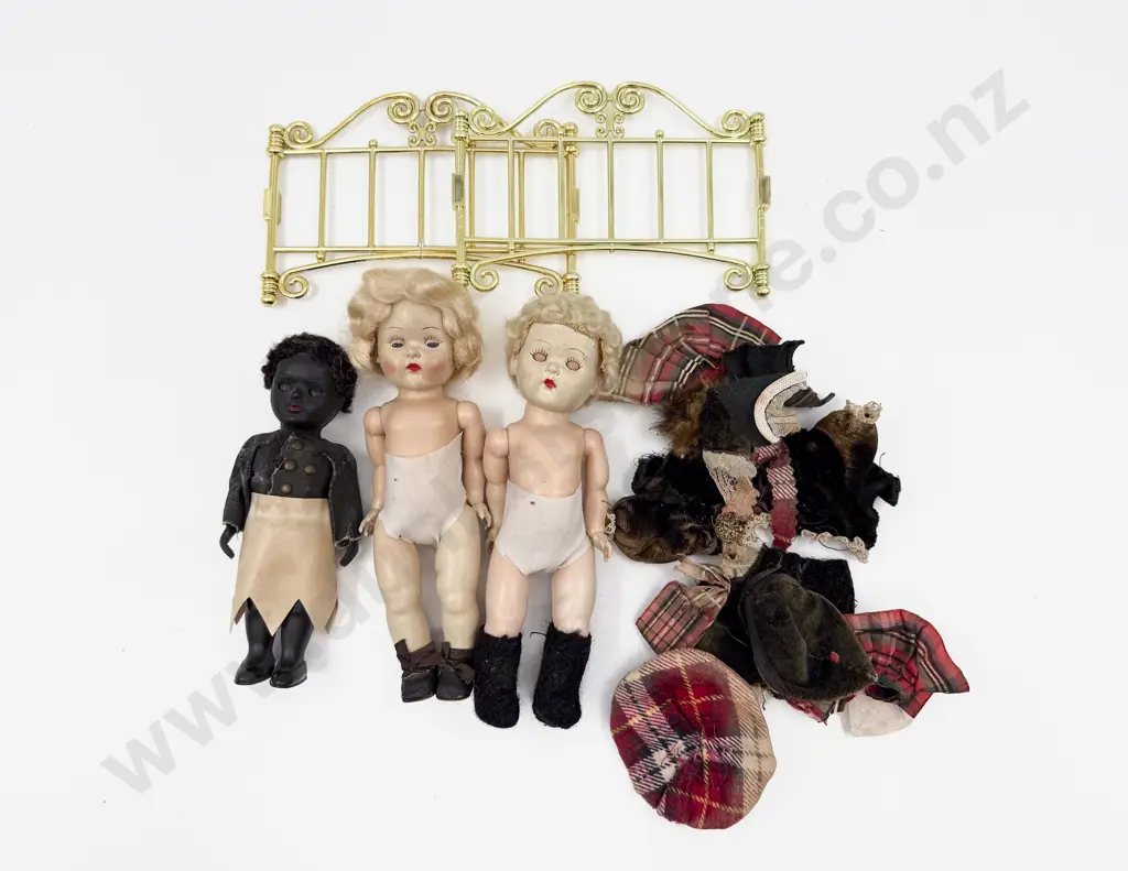 Two Miss Rose Bud Hard Plastic Dolls and other Image 1++