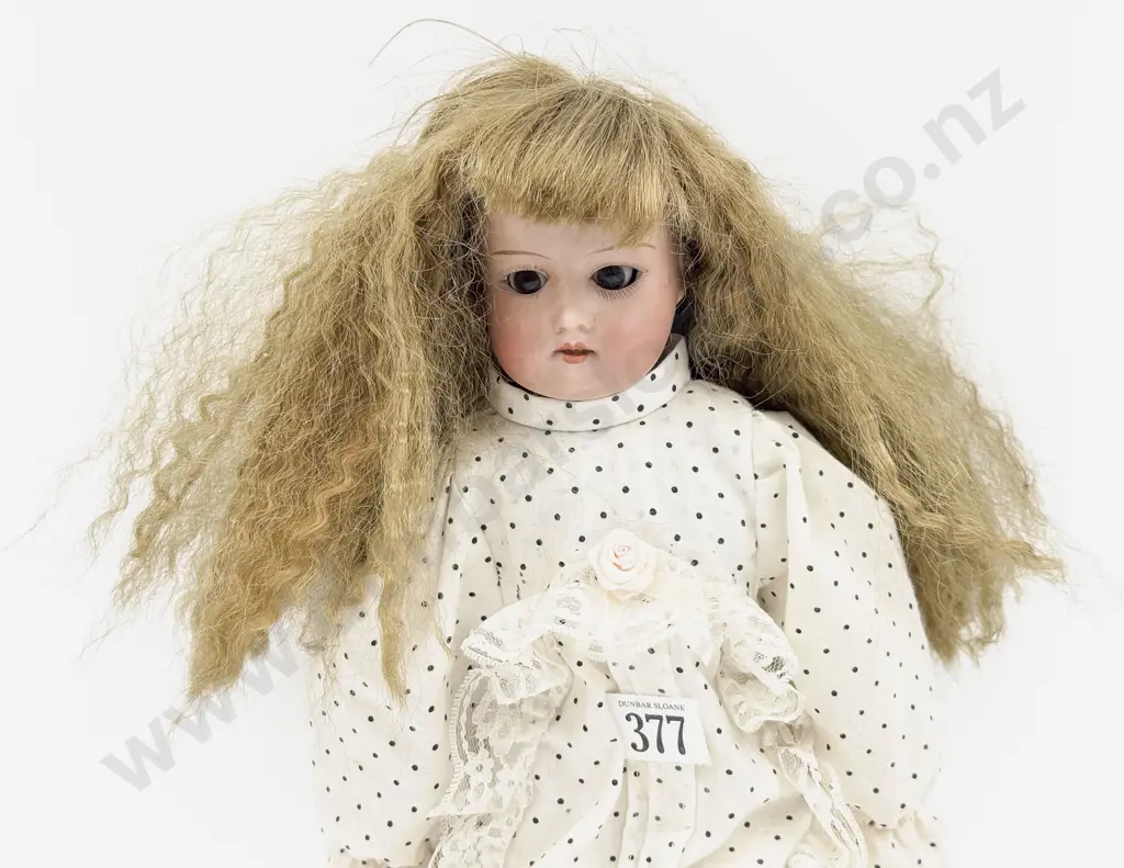 Antique Armand Marseille Bisque Shoulder Plate Doll 39cm Image 1++
