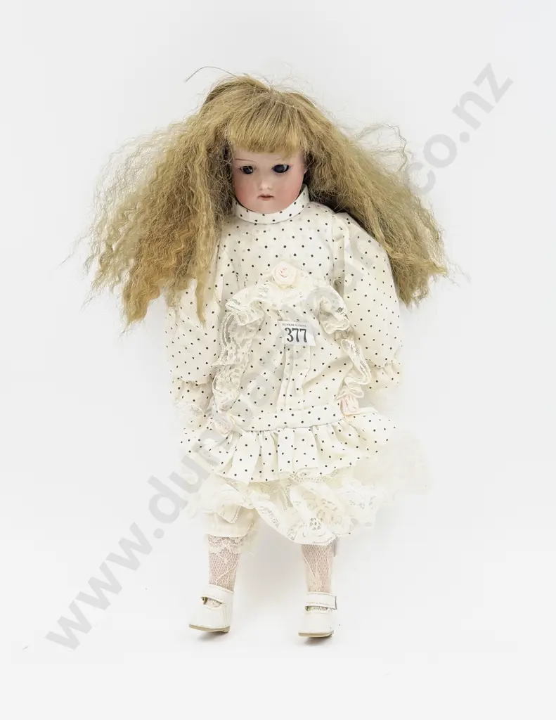 Antique Armand Marseille Bisque Shoulder Plate Doll 39cm Image 1++