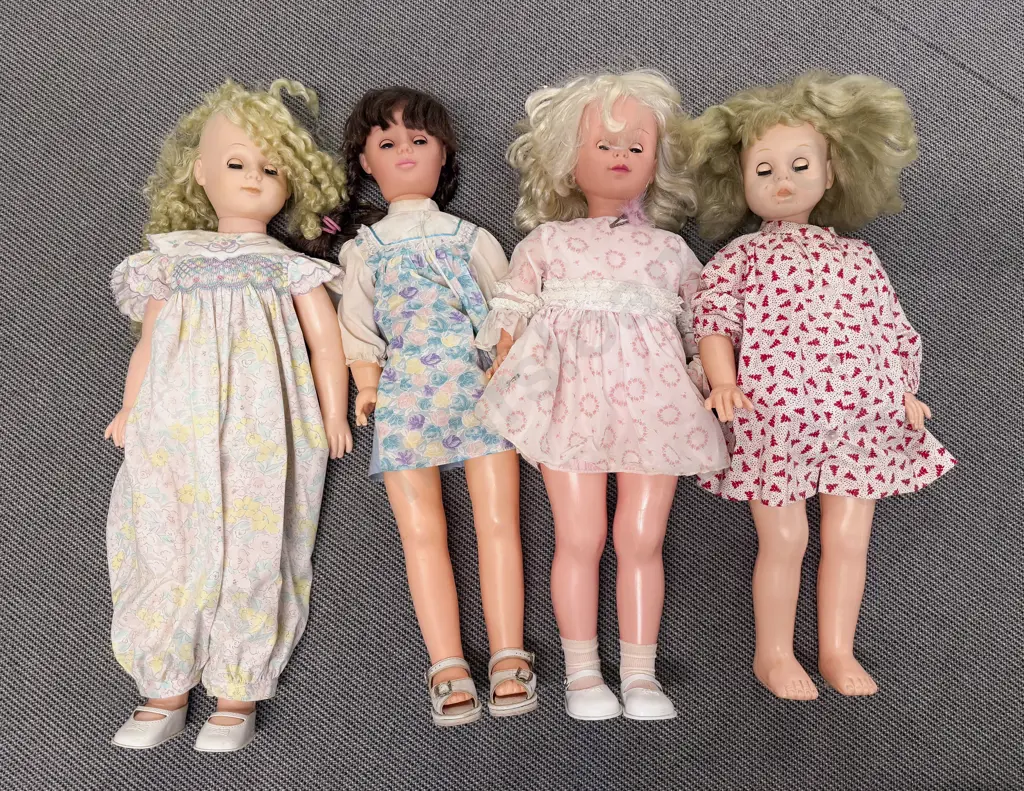 Four Large Play Dolls and Three Large Italian Dolls Image 1++