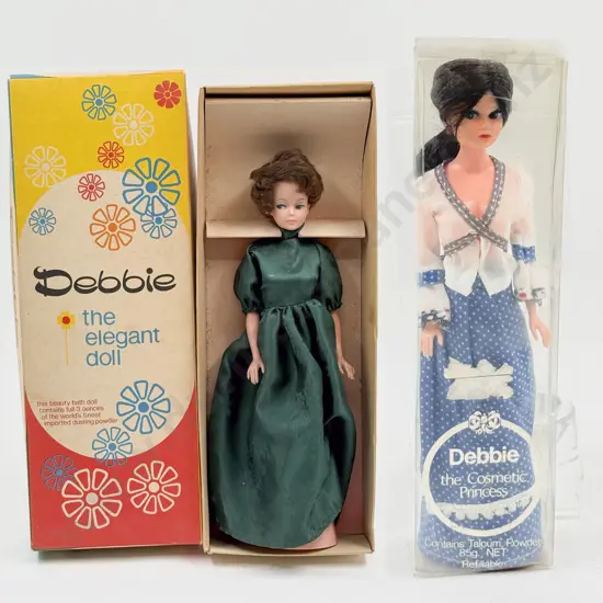 C1960's Debbie The Elegant Doll original card box made in NZ 28cm