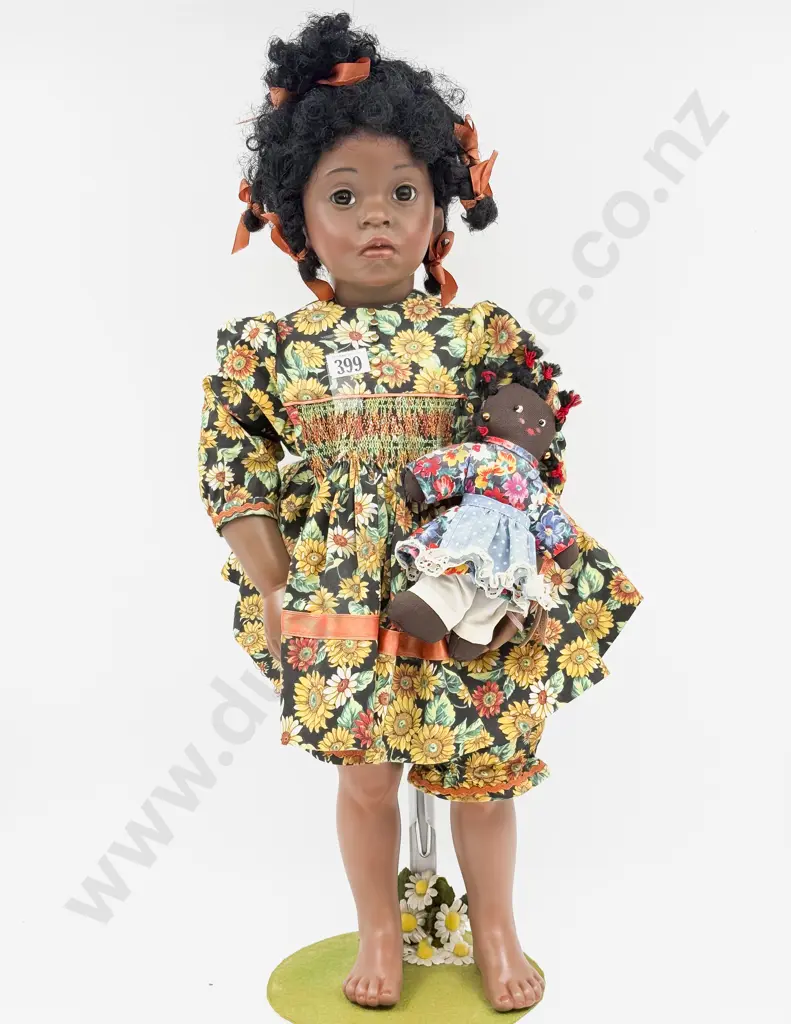 New Bisque Character Doll 62cm Image 1++