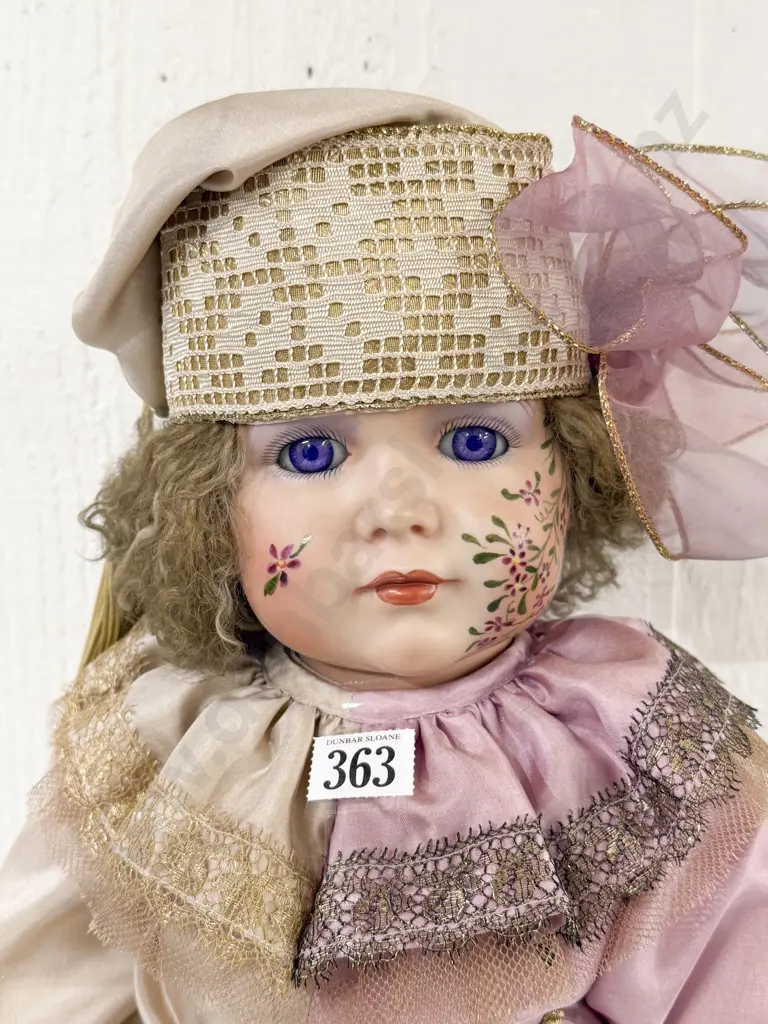 New Bisque Character Doll on ball jointed composition body 68cm Image 1++