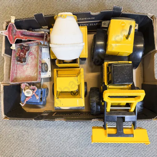 Two Tonka Trucks and Funho